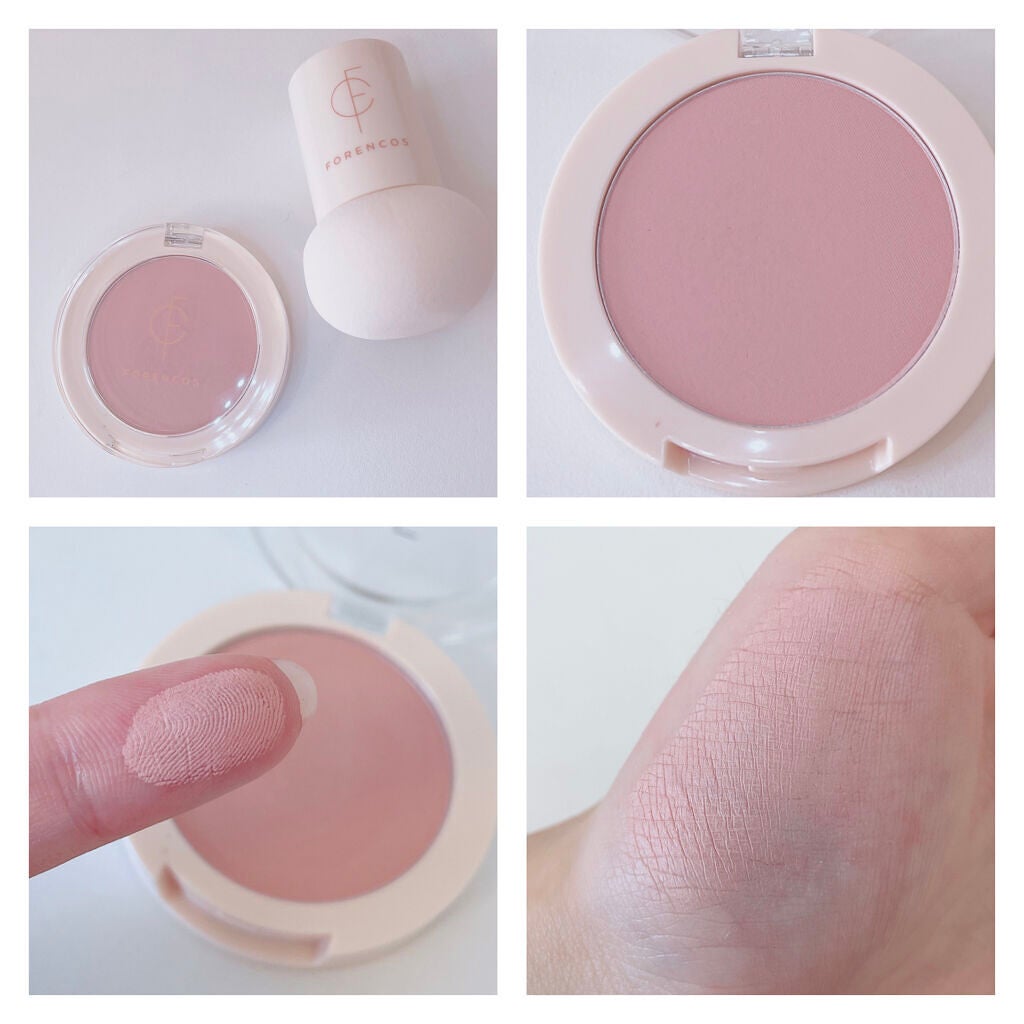 ピュアブラッシャー パフ付き/フォレンコス/パウダーチークを使ったクチコミ(2枚目)
