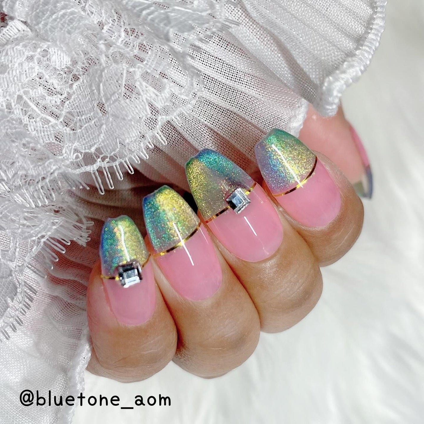 Dazzling magnet/Beach/ジェルネイルを使ったクチコミ(3枚目)