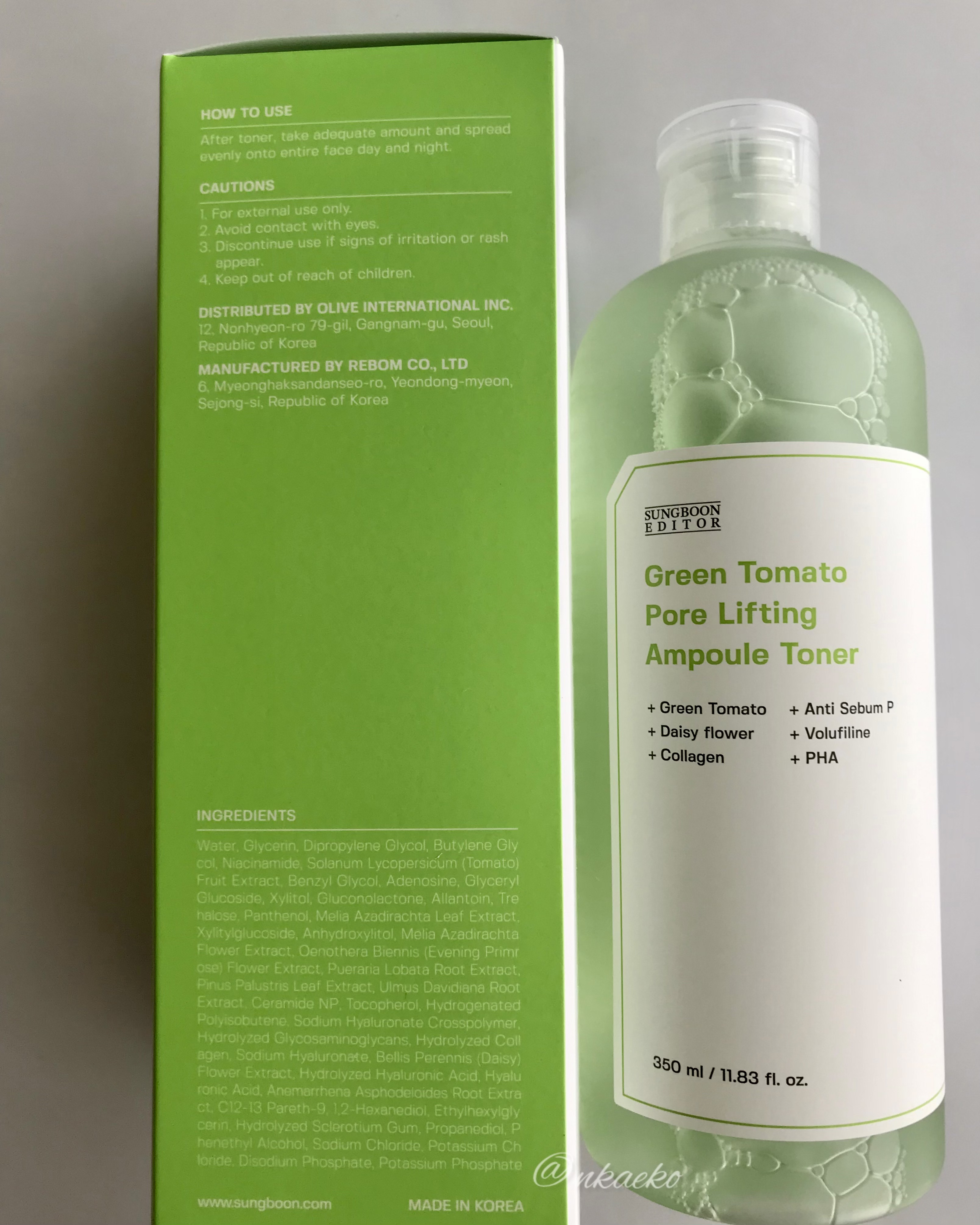 グリーントマト ポアリフティング アンプルトナー/SUNGBOON EDITOR（成分エディター）/化粧水を使ったクチコミ（3枚目）
