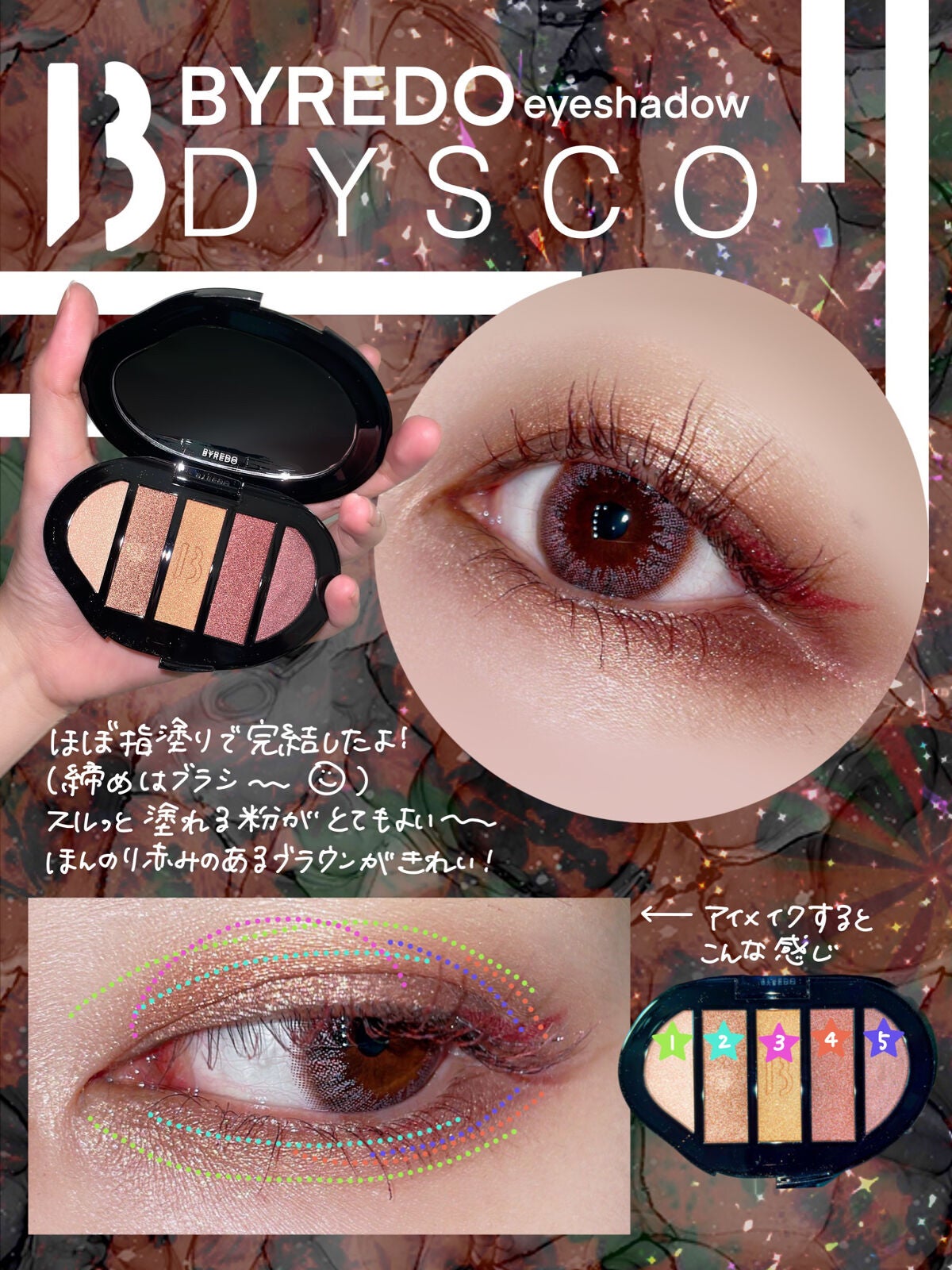 Eyeshadow 5 Colour Compacts｜BYREDOの人気色を比較 - ベーシックな