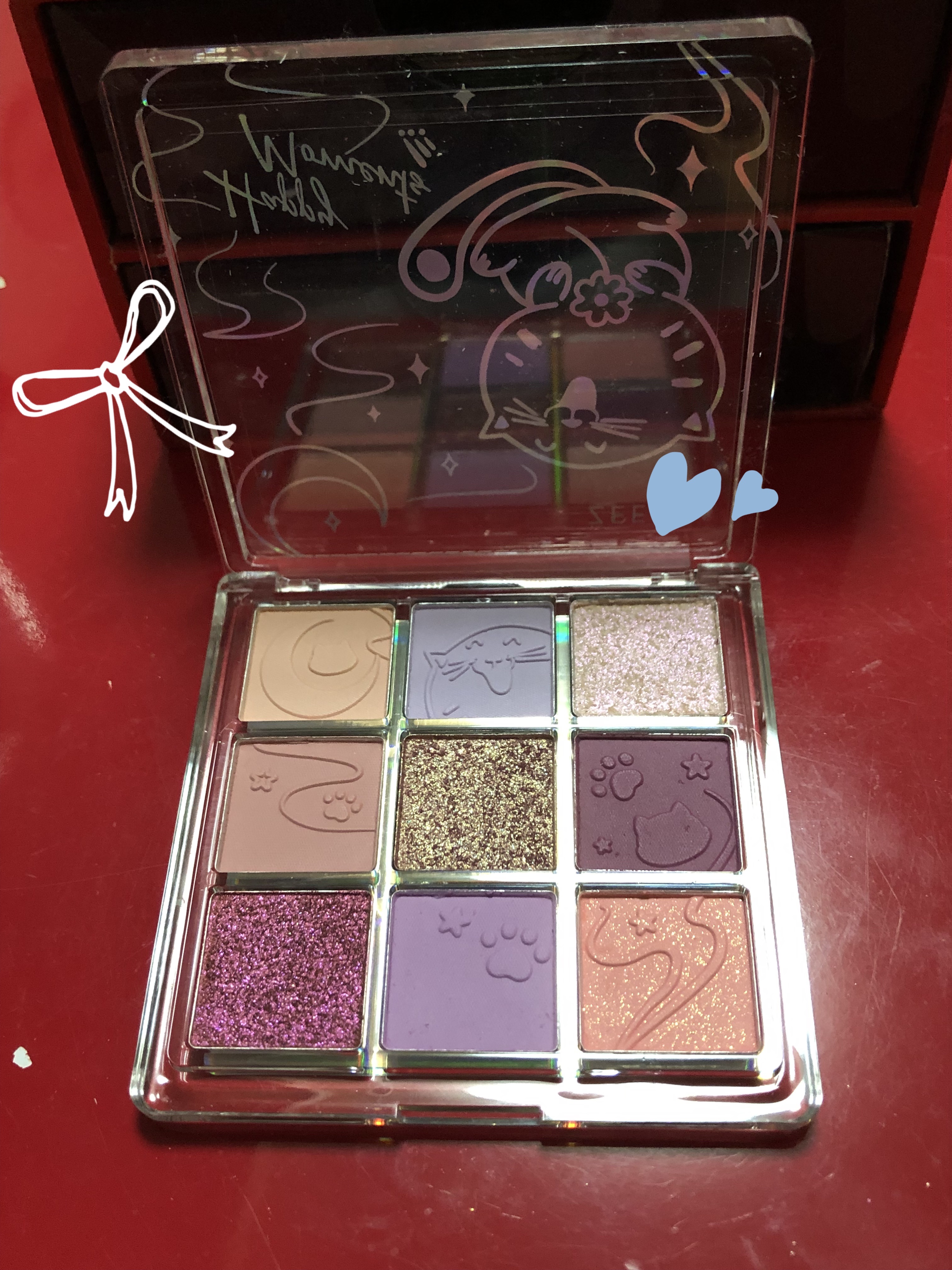 クォーツ 9色アイシャドウパレット(ドリームランドアイシャドウ) J14 タロイモクリーム/ZEESEA/アイシャドウパレットを使ったクチコミ（2枚目）