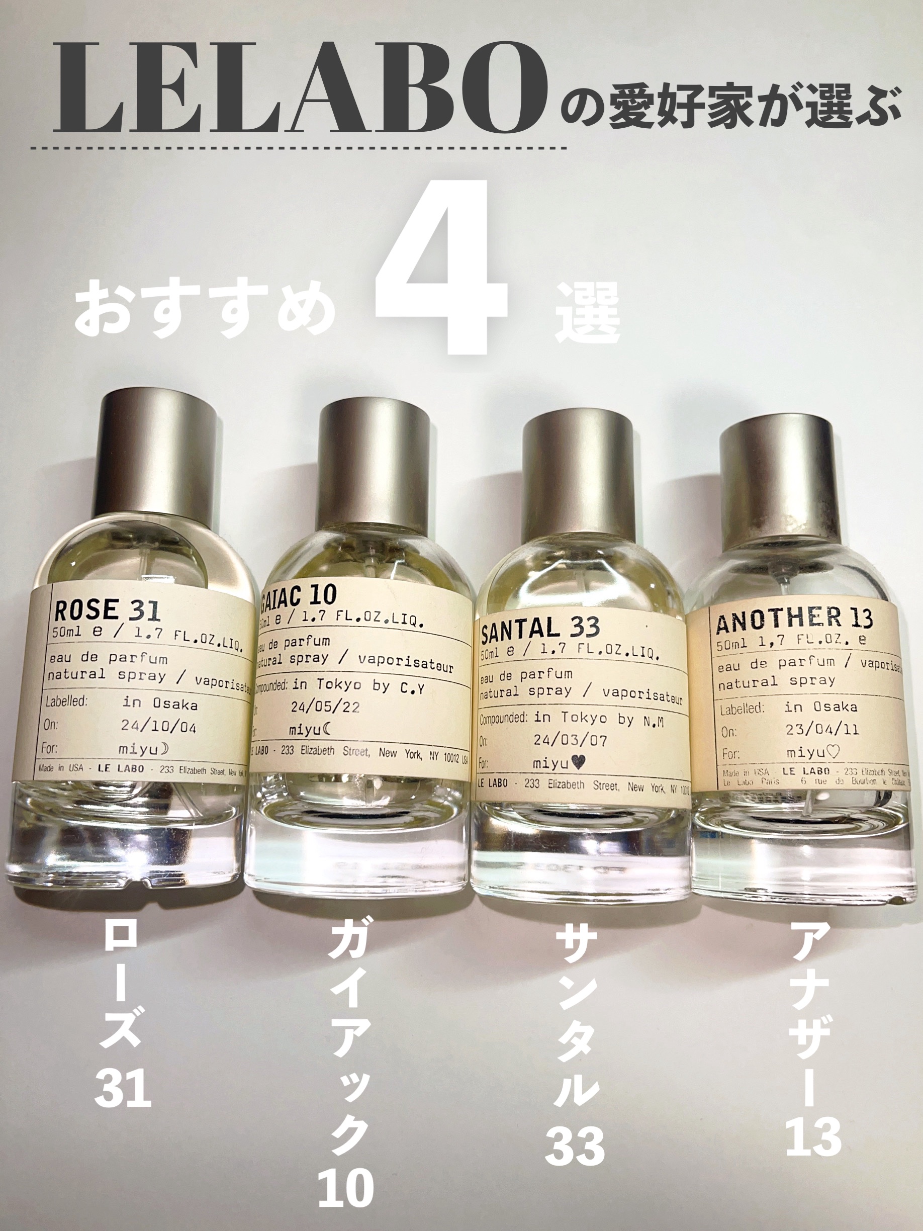 サンタル33 オードパルファン/LE LABO/香水(その他)を使ったクチコミ（1枚目）