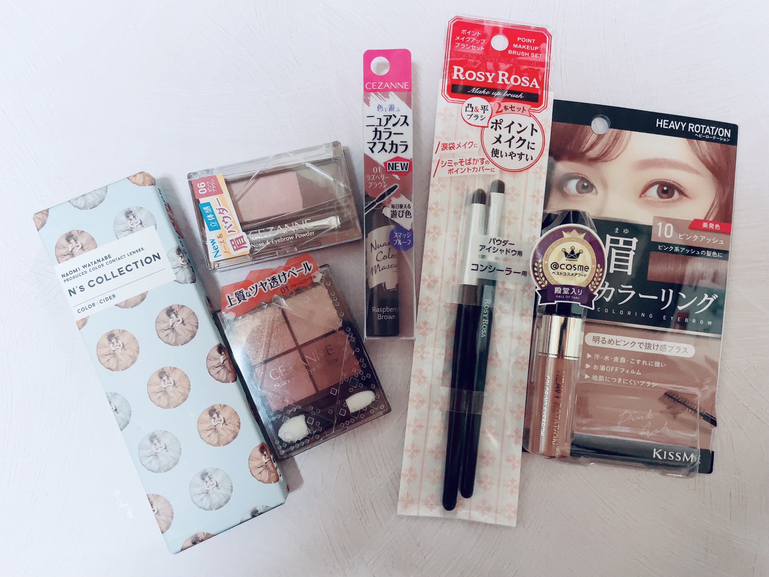 ニュアンスカラーマスカラ/CEZANNE/マスカラを使ったクチコミ（1枚目）