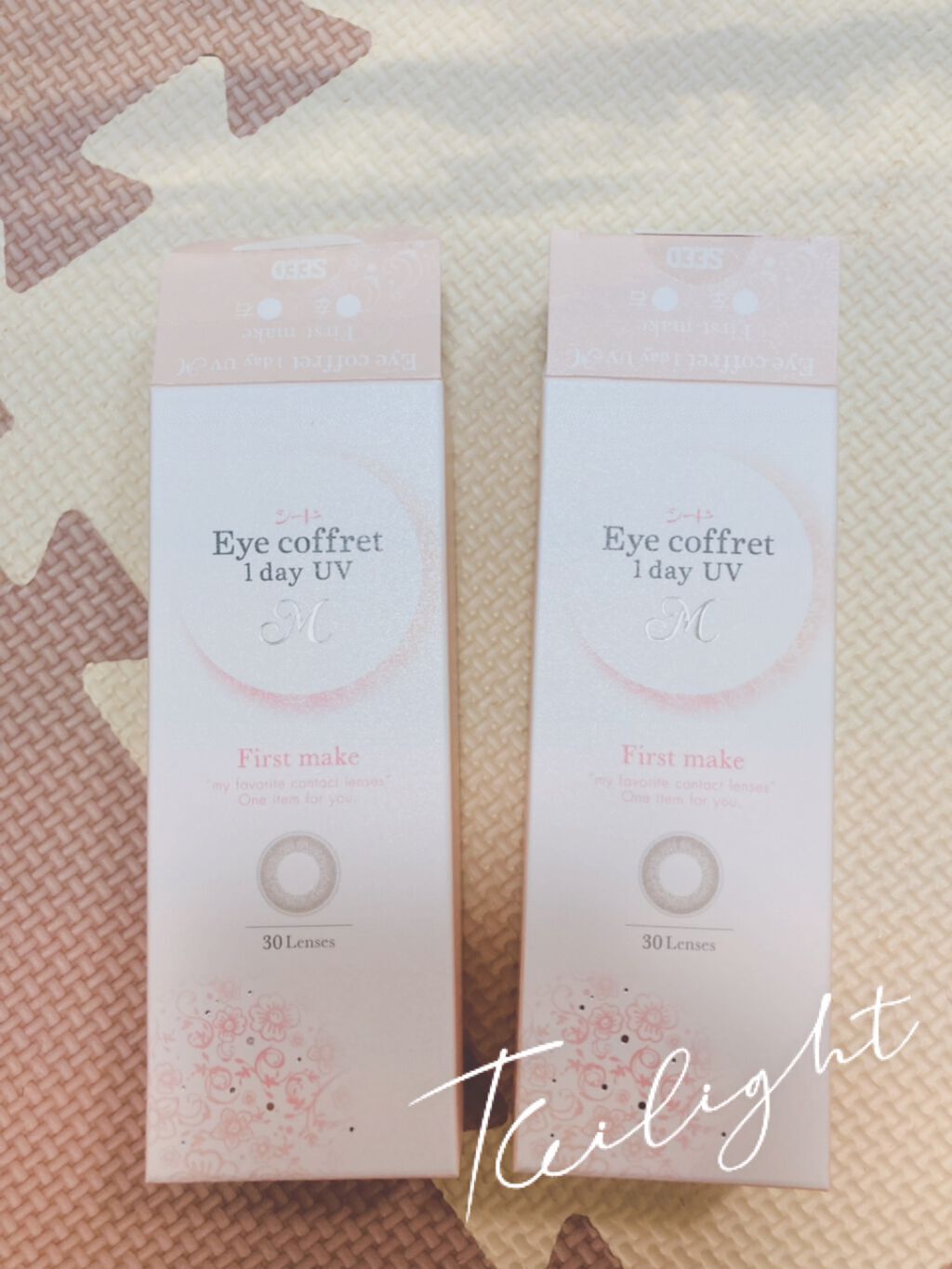 アイコフレ ワンデー UV M/シード/ワンデー(1DAY)カラコンを使ったクチコミ(1枚目)