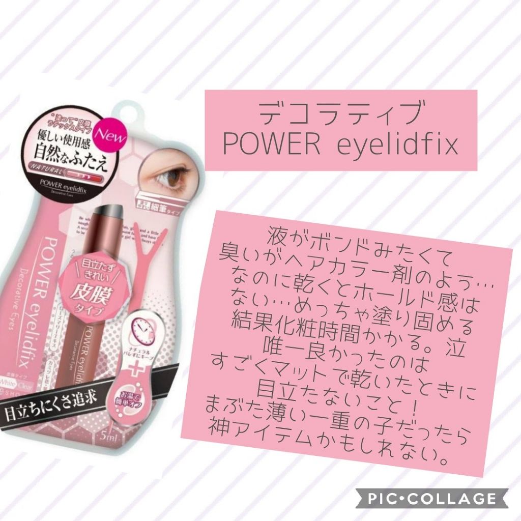 シークレットクリアフィルム/Automatic Beauty/二重まぶた用アイテムを使ったクチコミ(2枚目)