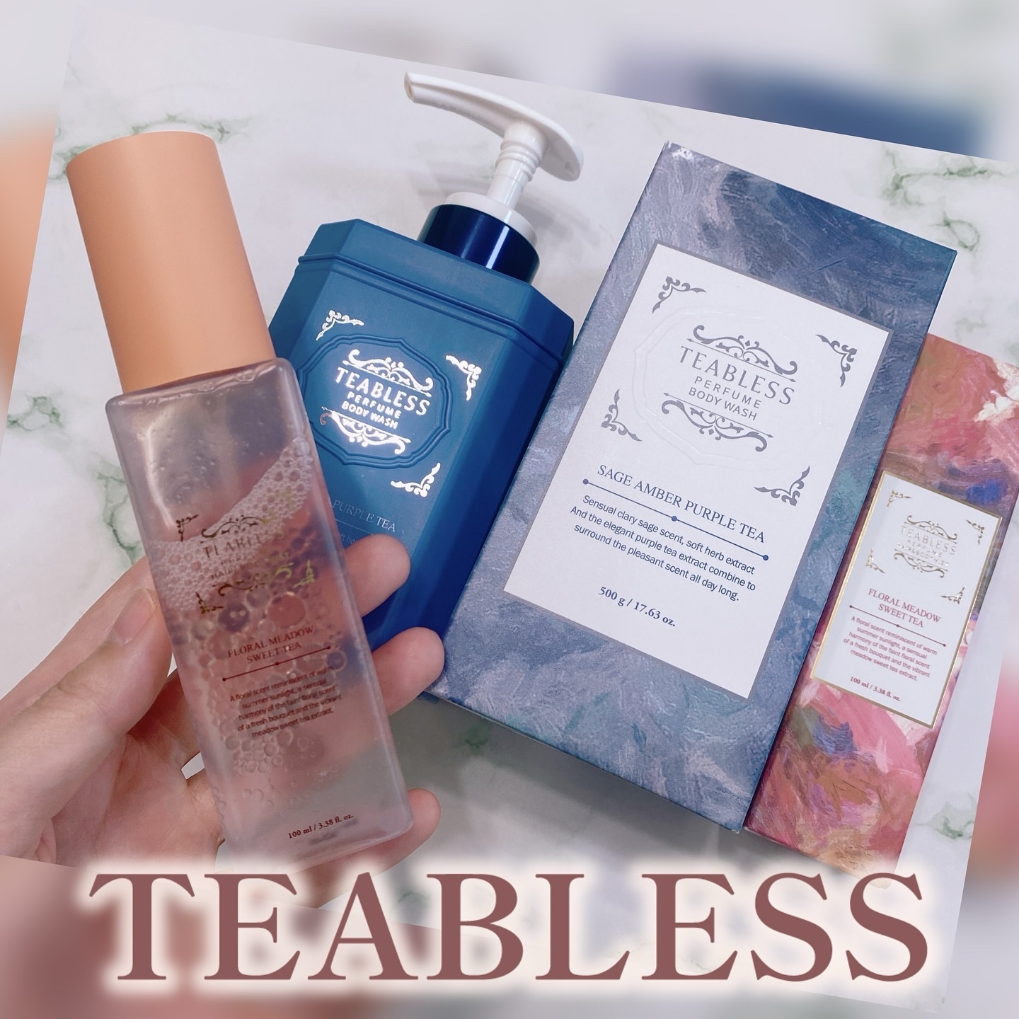 パヒュームヘア&ボディミスト フローラルメドウスウィートティー/TEABLESS/ヘアミストを使ったクチコミ（1枚目）