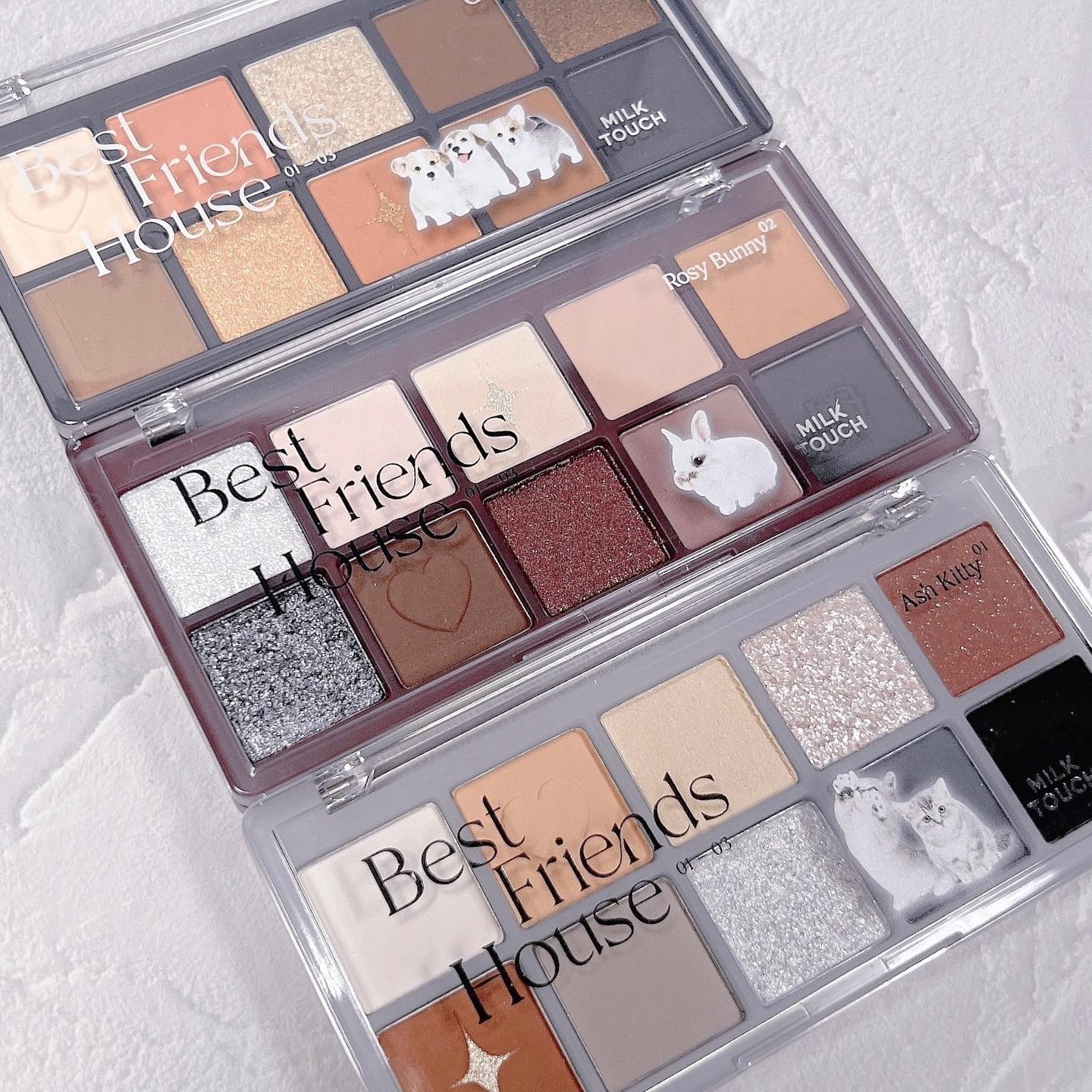 ビーマイベストフレンズハウスパレット 03 Golden Puppy/Milk Touch/アイシャドウパレットを使ったクチコミ（1枚目）