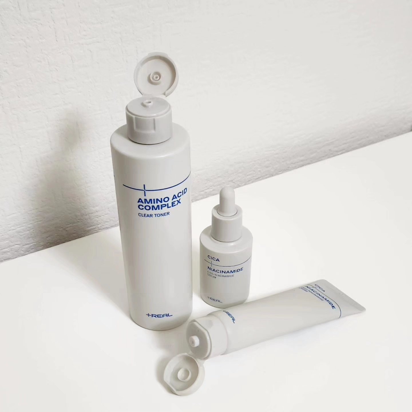 シカ+ナイアシンアミドクリーム/+REAL/フェイスクリームを使ったクチコミ（3枚目）