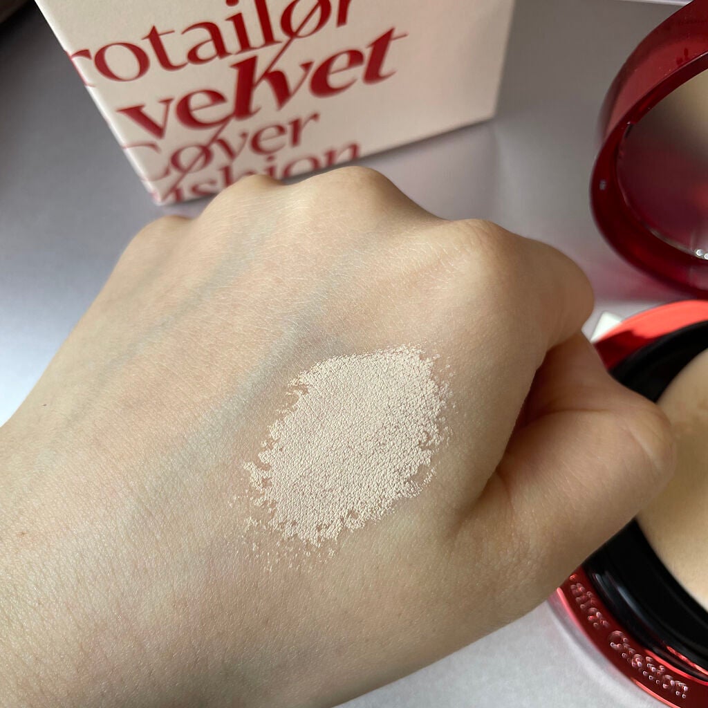 プロテーラービーベルベットカバークッション/espoir/クッションファンデーションを使ったクチコミ(3枚目)