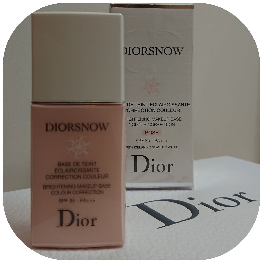 【旧】スノー メイクアップ ベース UV35 SPF35／PA+++/Dior/化粧下地を使ったクチコミ（1枚目）