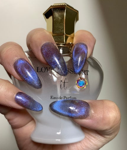 ノンワイプトップコート/セリア/ジェルネイルを使ったクチコミ(3枚目)