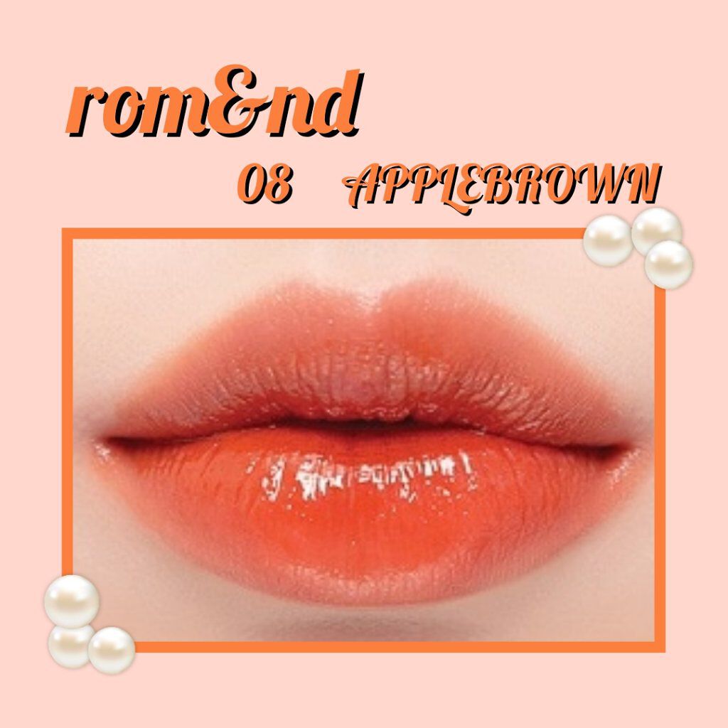 ジューシーラスティングティント/rom&nd/リップティントを使ったクチコミ（1枚目）