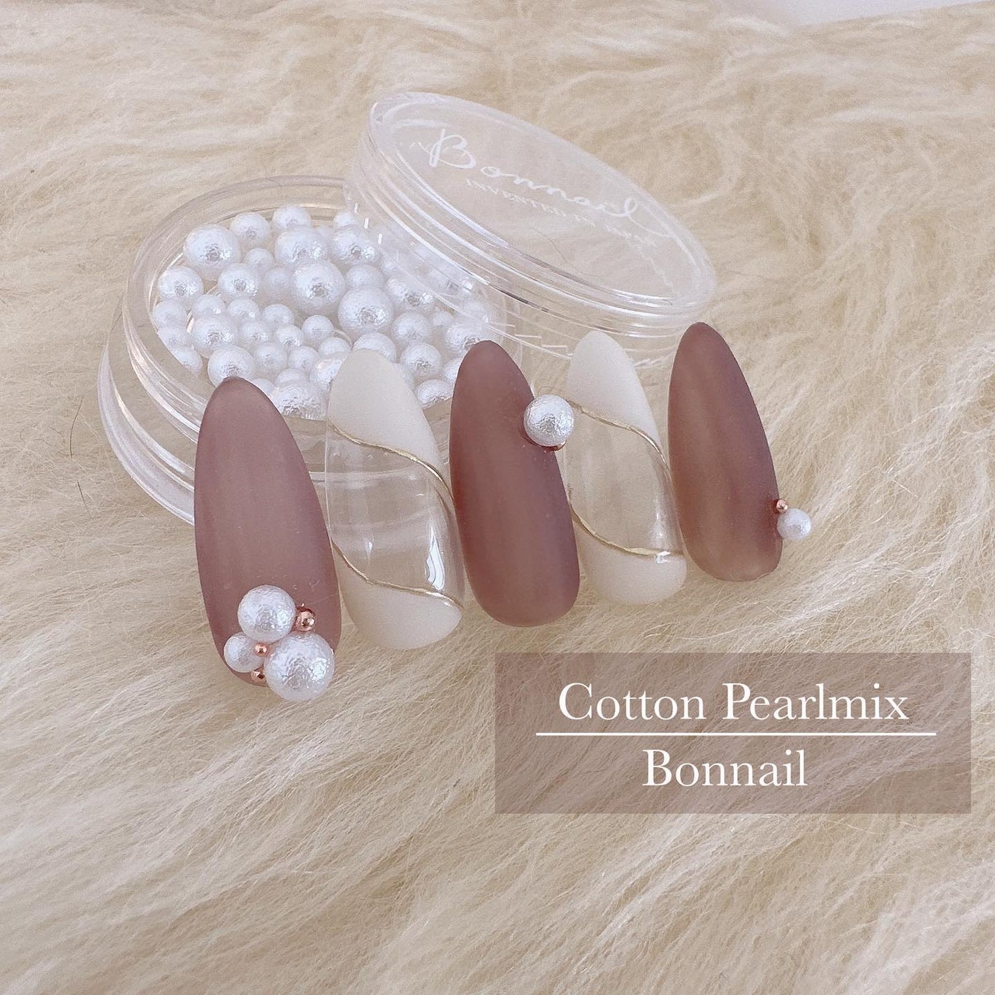 Yuki on LIPS 「@bonnail_insta▫︎Cottonpearlmix大..」(1枚目)