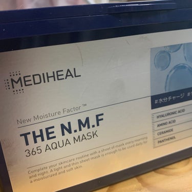 THE N.M.F 365 アクアマスク 限定パッケージ/MEDIHEAL/シートマスク・パックを使ったクチコミ（1枚目）