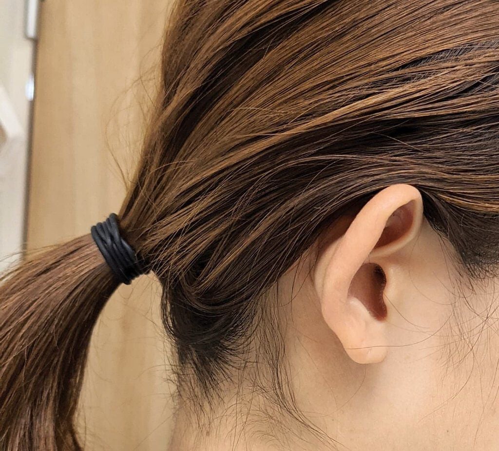 シリコーンリングゴム/DAISO/ヘアアクセサリーを使ったクチコミ(3枚目)