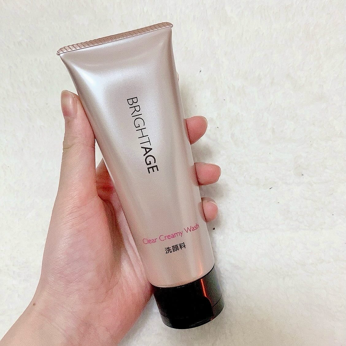クリア クリーミーウォッシュ/BRIGHTAGE/洗顔フォームを使ったクチコミ（1枚目）