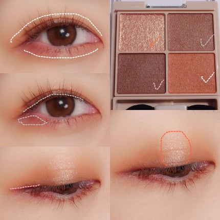 シルキースフレアイズ(マットタイプ)/キャンメイク/アイシャドウパレットを使ったクチコミ(6枚目)