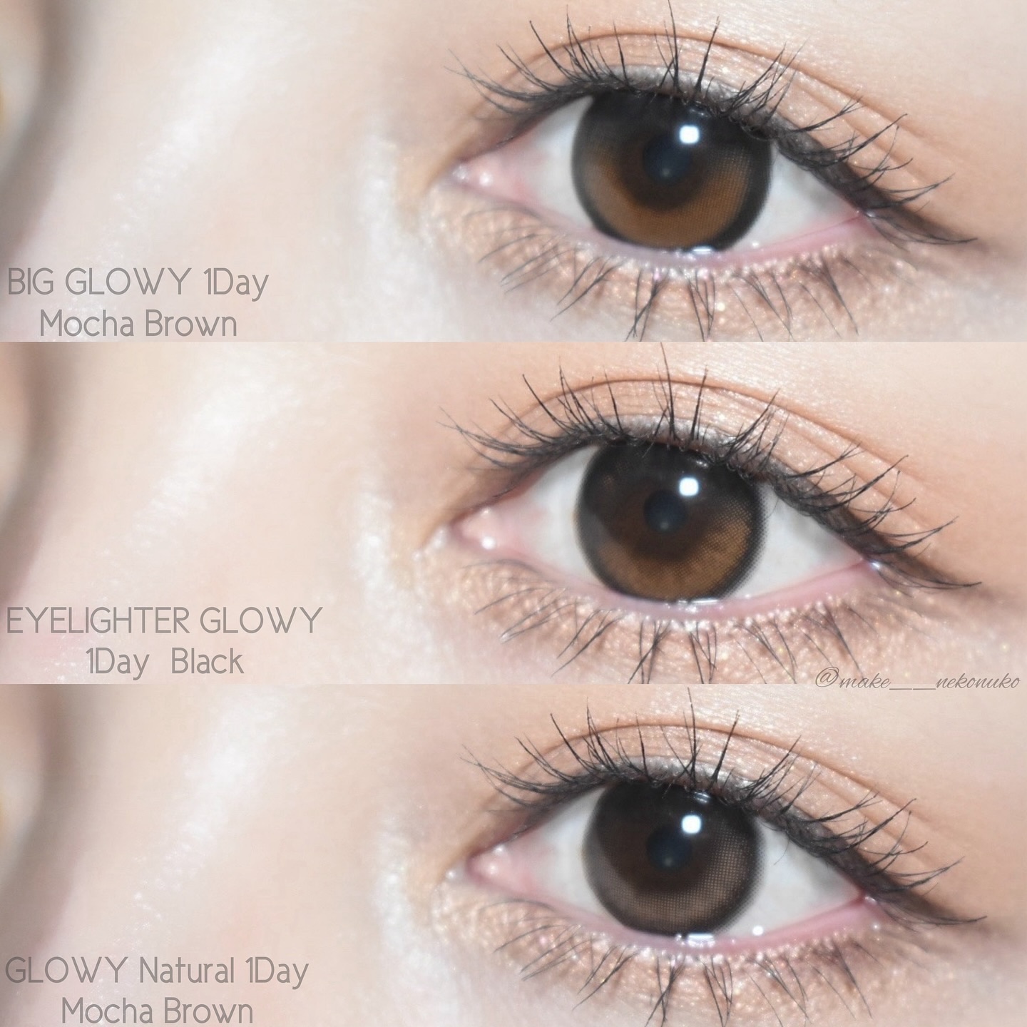 Glowy Natural 1Day/OLENS/カラーコンタクトレンズを使ったクチコミ（2枚目）