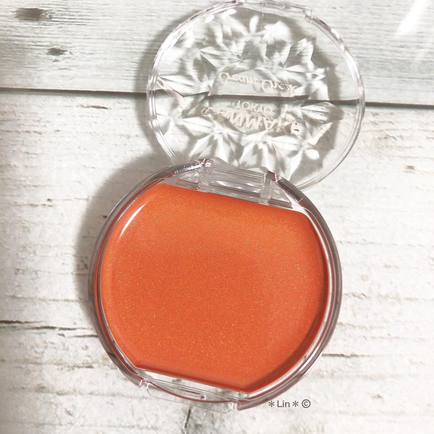 クリームチーク 22 みかんシャーベット/キャンメイク/ジェル・クリームチークを使ったクチコミ（3枚目）