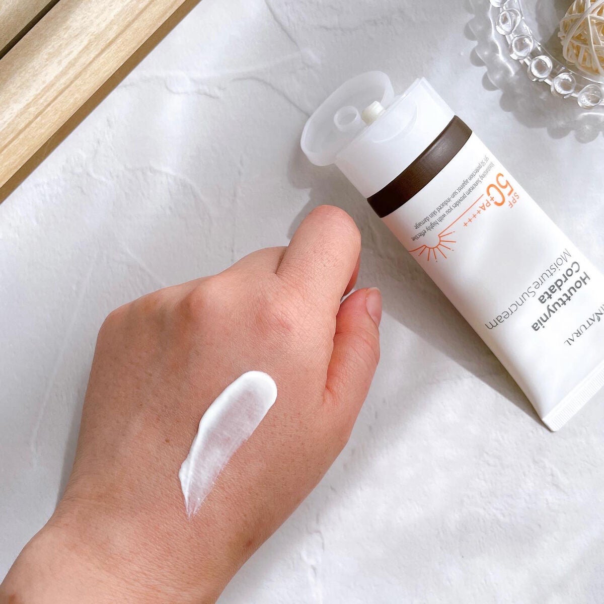 けっぴー♡フォロバ100 on LIPS 「肌荒れを防ぐドクダミエキスとCICA成分(ツボクサエキス)が紫..」(3枚目)