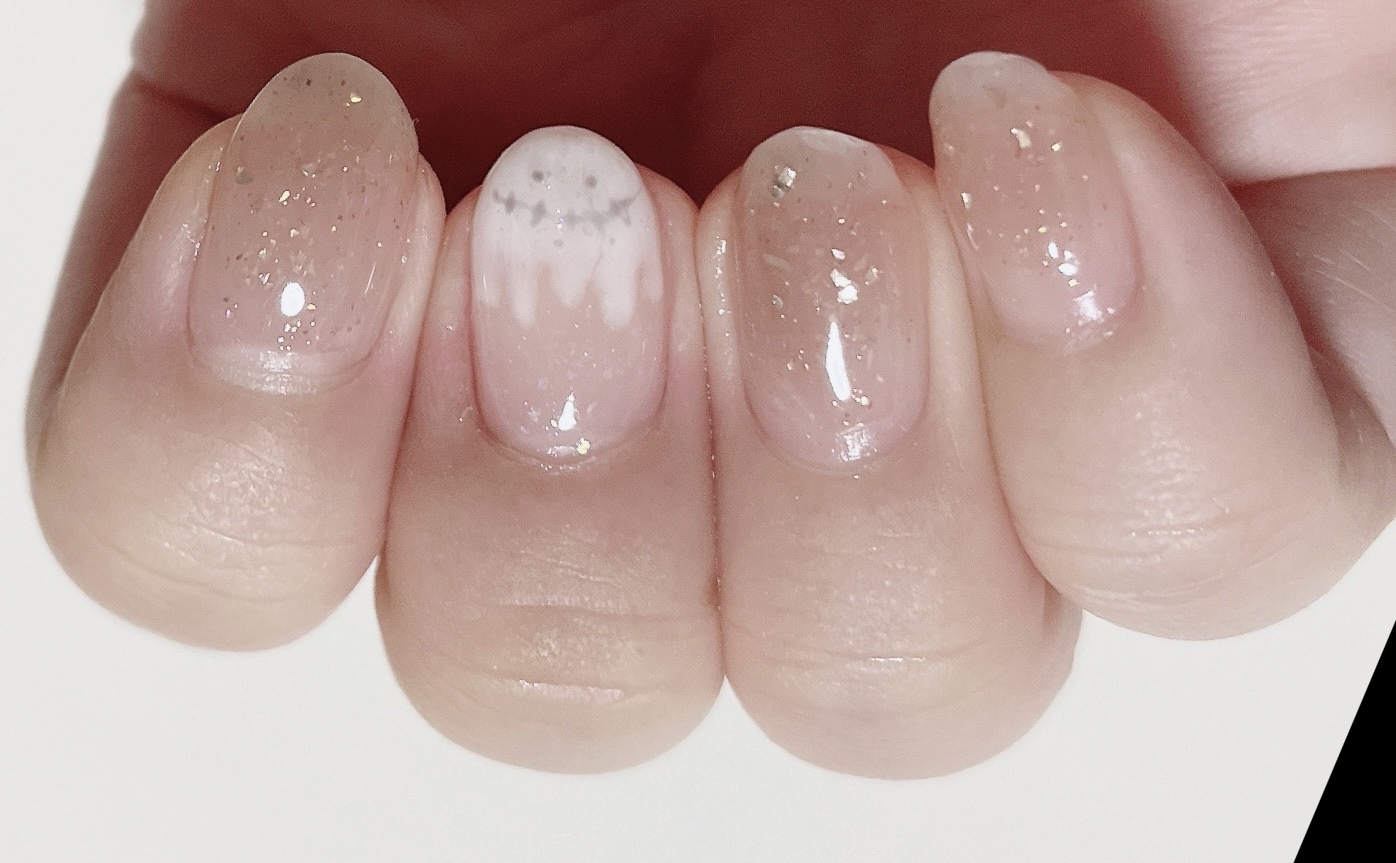 パル カラージェル グレー/キャンドゥ/ジェルネイルを使ったクチコミ（2枚目）