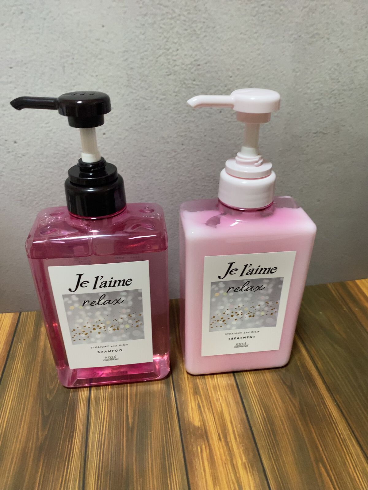 リラックス ミッドナイトリペア シャンプー／ヘアトリートメント (ストレート＆リッチ)/Je l'aime/市販シャンプーを使ったクチコミ（1枚目）