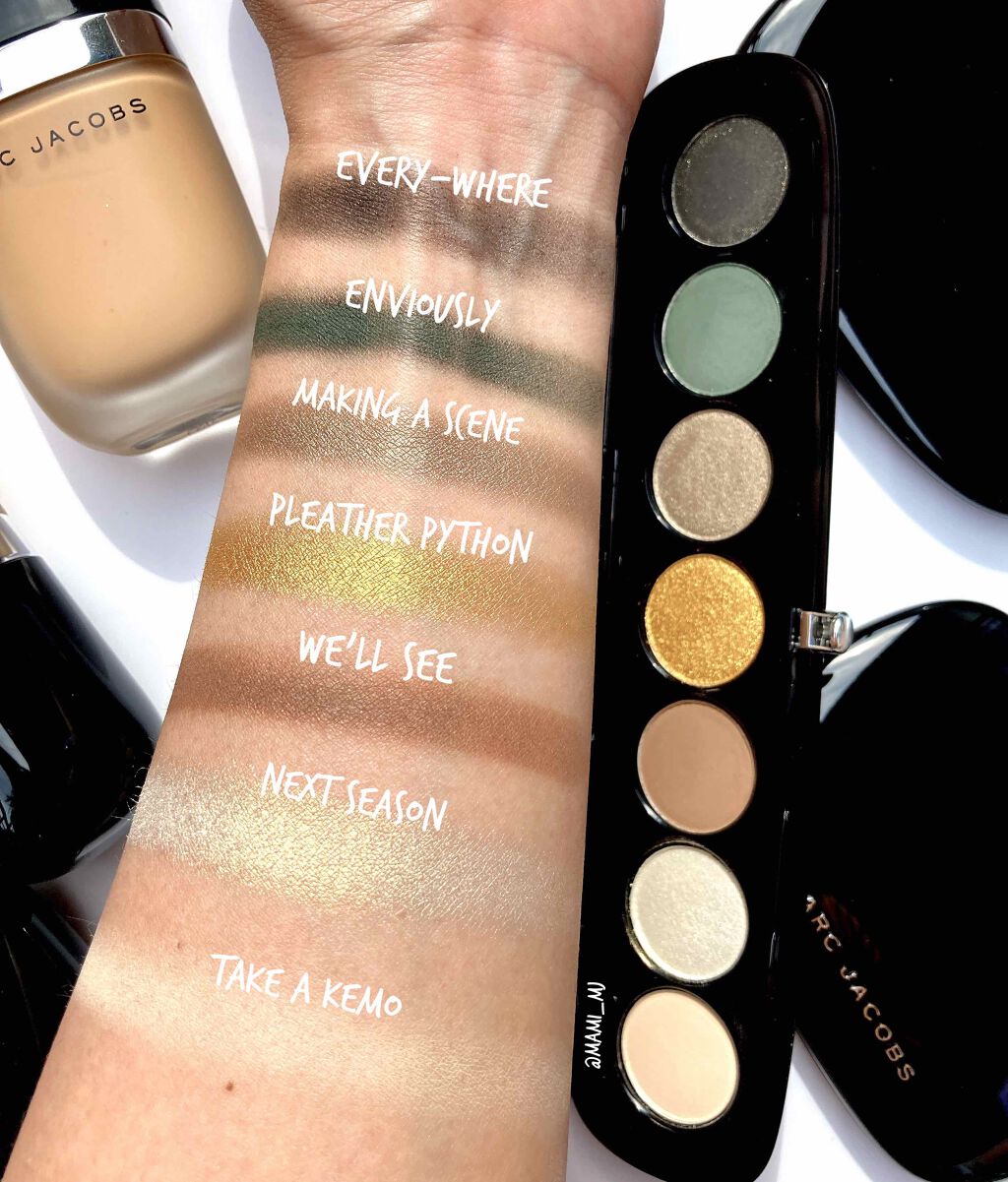 EYE-CONIC  STEEL MULTI-FINISH  EYESHADOW  PALETTE/MARC JACOBS/アイシャドウパレットを使ったクチコミ（2枚目）