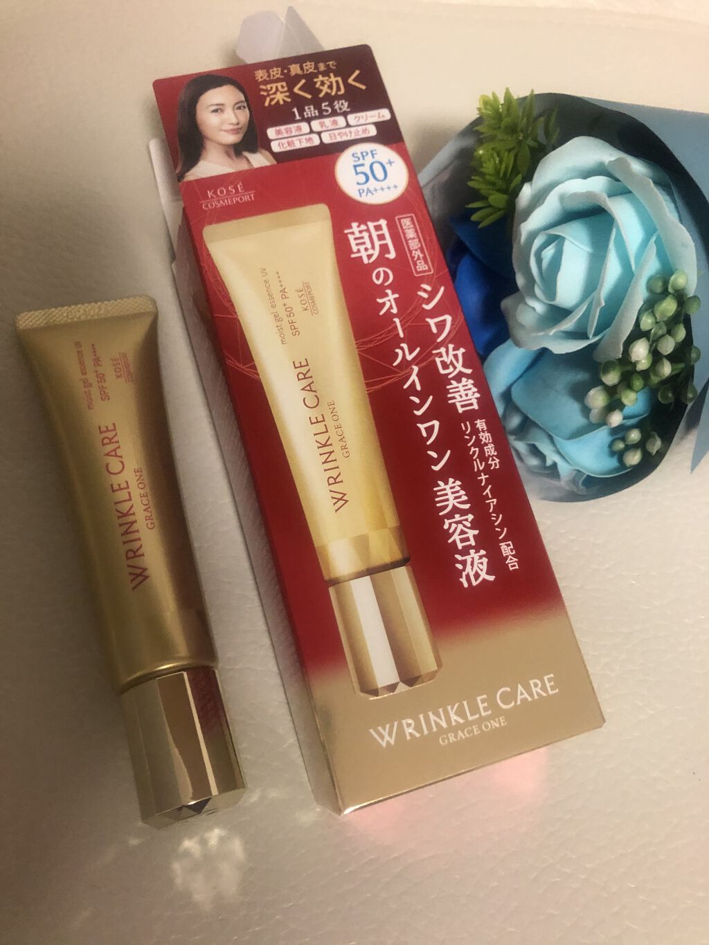 リンクルケア モイストジェル エッセンス UV /コーセーコスメポート/美容液を使ったクチコミ（1枚目）