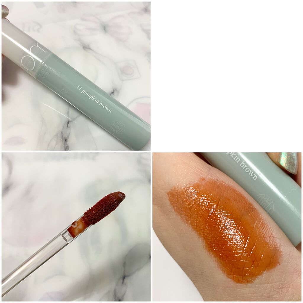 グラスティングウォーターティント 韓服エディション/rom&nd/リップティントを使ったクチコミ（2枚目）