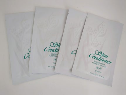 アルビオン 薬用スキンコンディショナー エッセンシャル ペーパーマスク E/ALBION/シートマスク・パックを使ったクチコミ(1枚目)