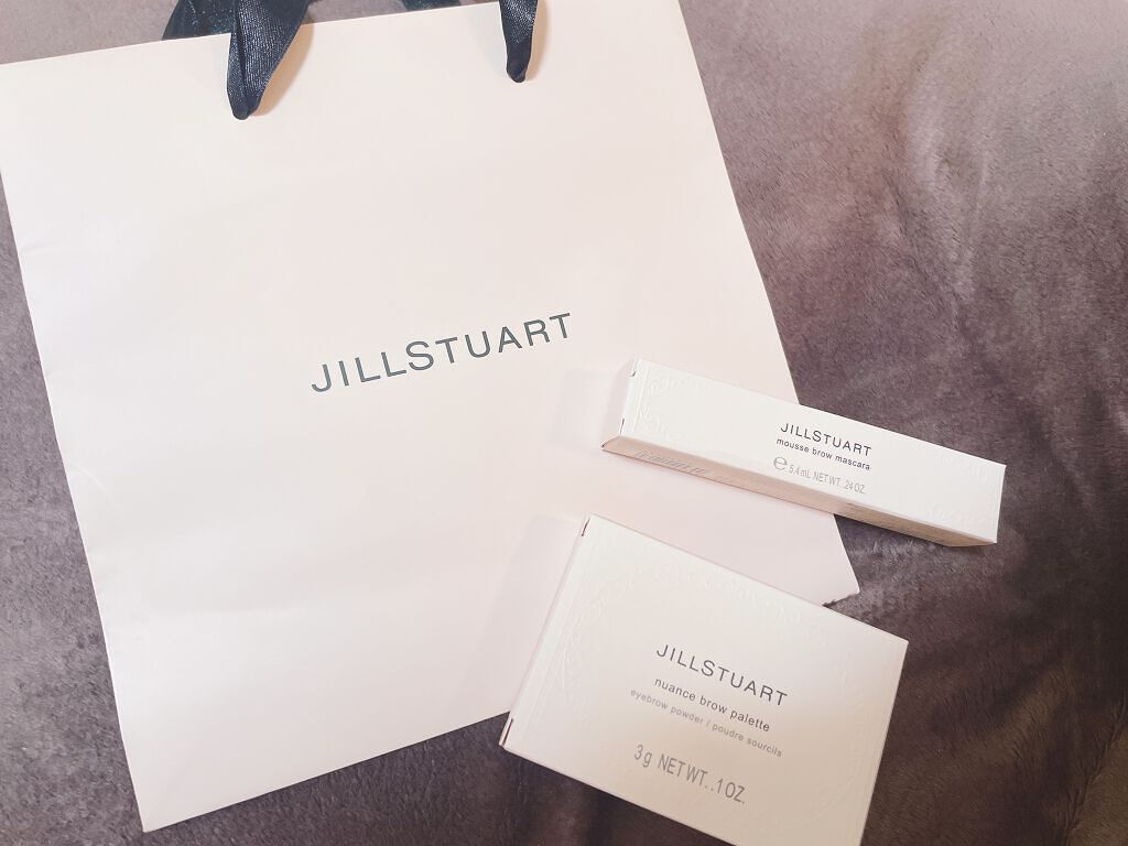 ジルスチュアート ムースブロウマスカラ/JILL STUART/眉マスカラを使ったクチコミ（2枚目）