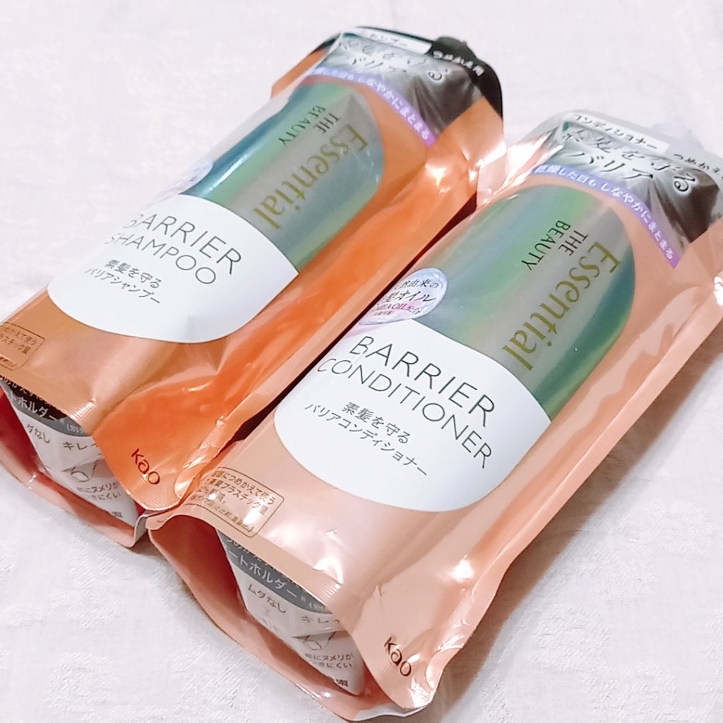 ザビューティ 髪のキメ美容素髪を守る バリアシャンプー/コンディショナー/エッセンシャル/シャンプー・コンディショナーを使ったクチコミ(1枚目)