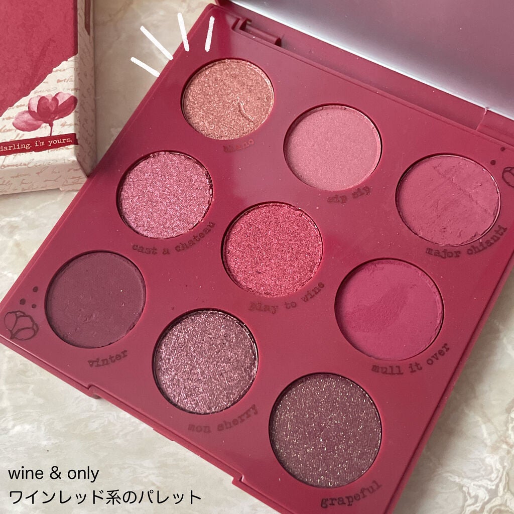 Wine&Only/ColourPop/アイシャドウパレットを使ったクチコミ(2枚目)