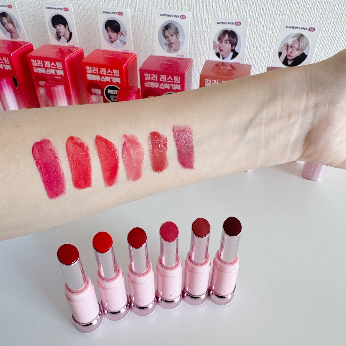 カラーラスティンググロウスティック/ETUDE/口紅を使ったクチコミ(9枚目)