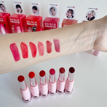 カラーラスティンググロウスティック/ETUDE/口紅を使ったクチコミ(9枚目)