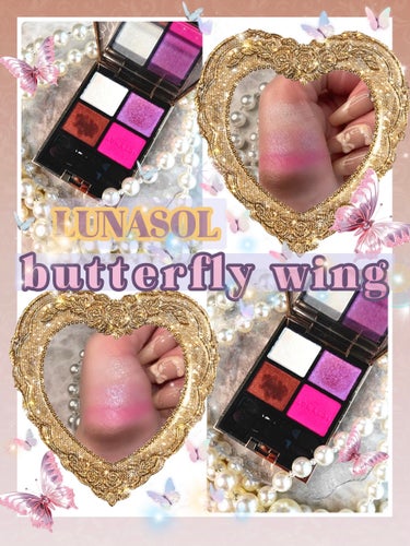 アイカラーレーション 03 Butterfly Wing/LUNASOL/アイシャドウパレットを使ったクチコミ（1枚目）