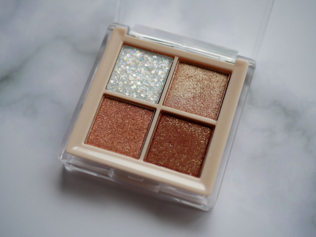 TWINKLE POP Pearl Flex Glitter Eye Palette/CLIO/アイシャドウパレットを使ったクチコミ(5枚目)