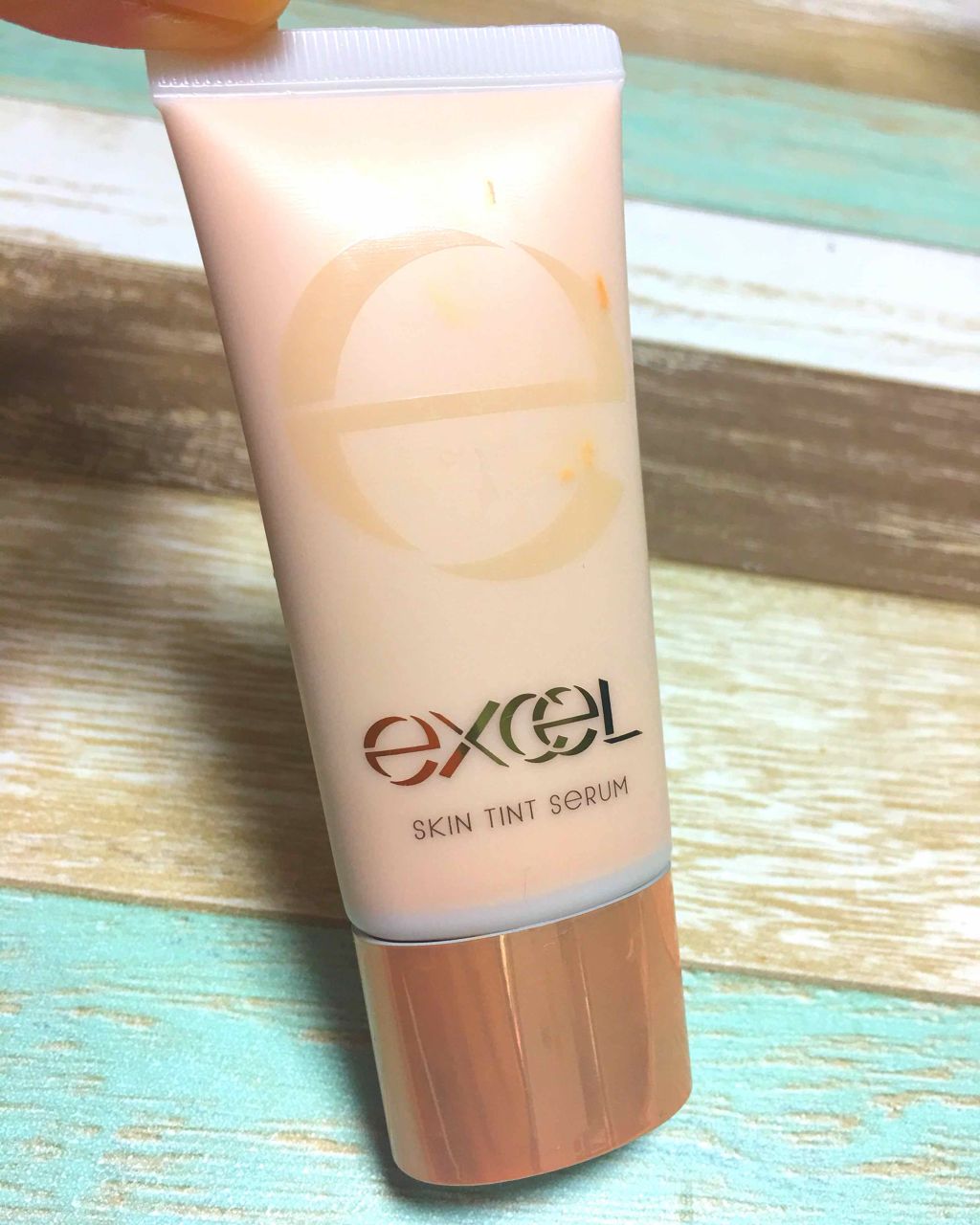 スキンティントセラム/excel/リキッドファンデーションを使ったクチコミ(1枚目)