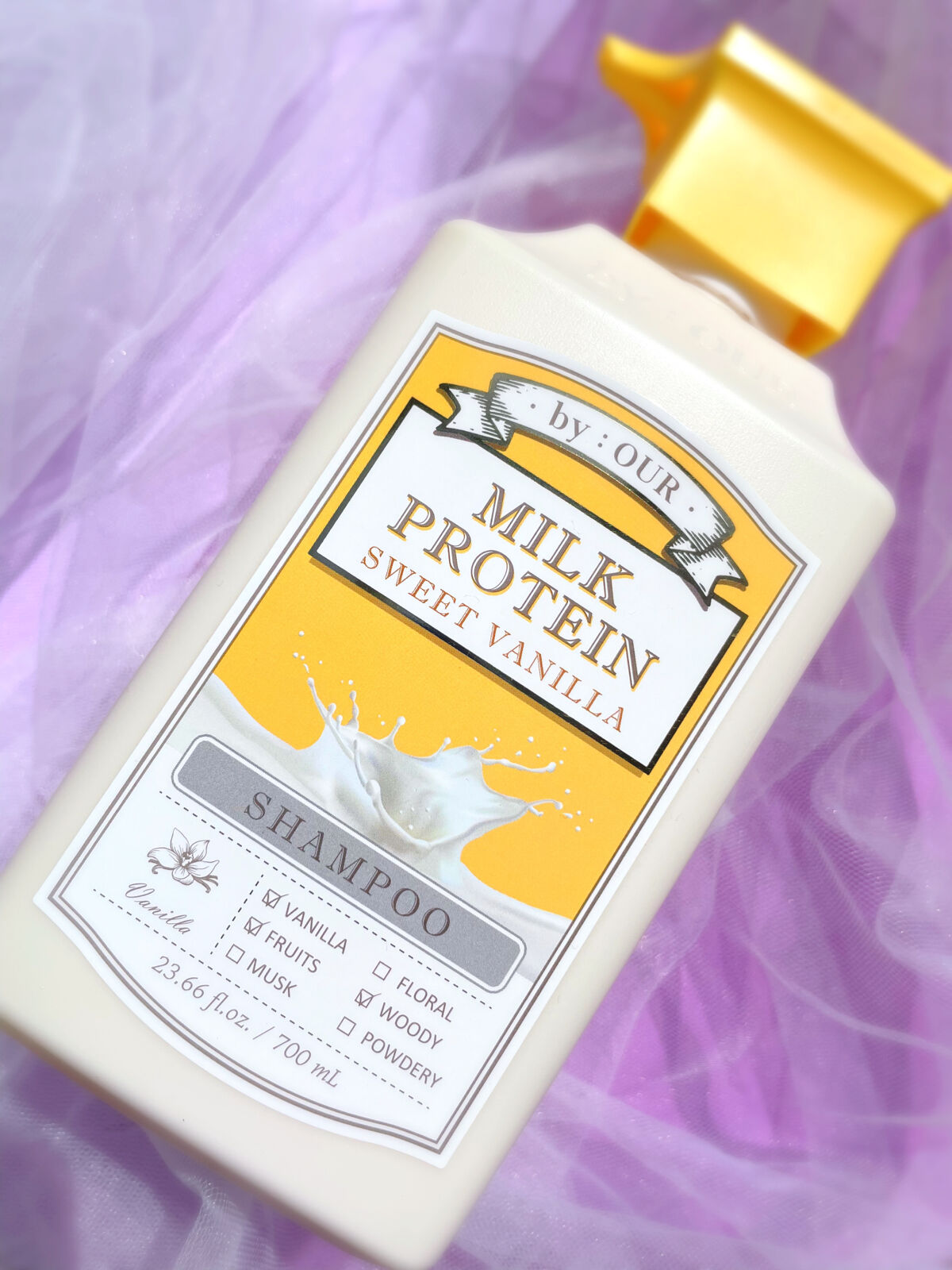 ミルクプロテイン ボディクレンザー スイートバニラ/by : OUR/ボディソープを使ったクチコミ（3枚目）