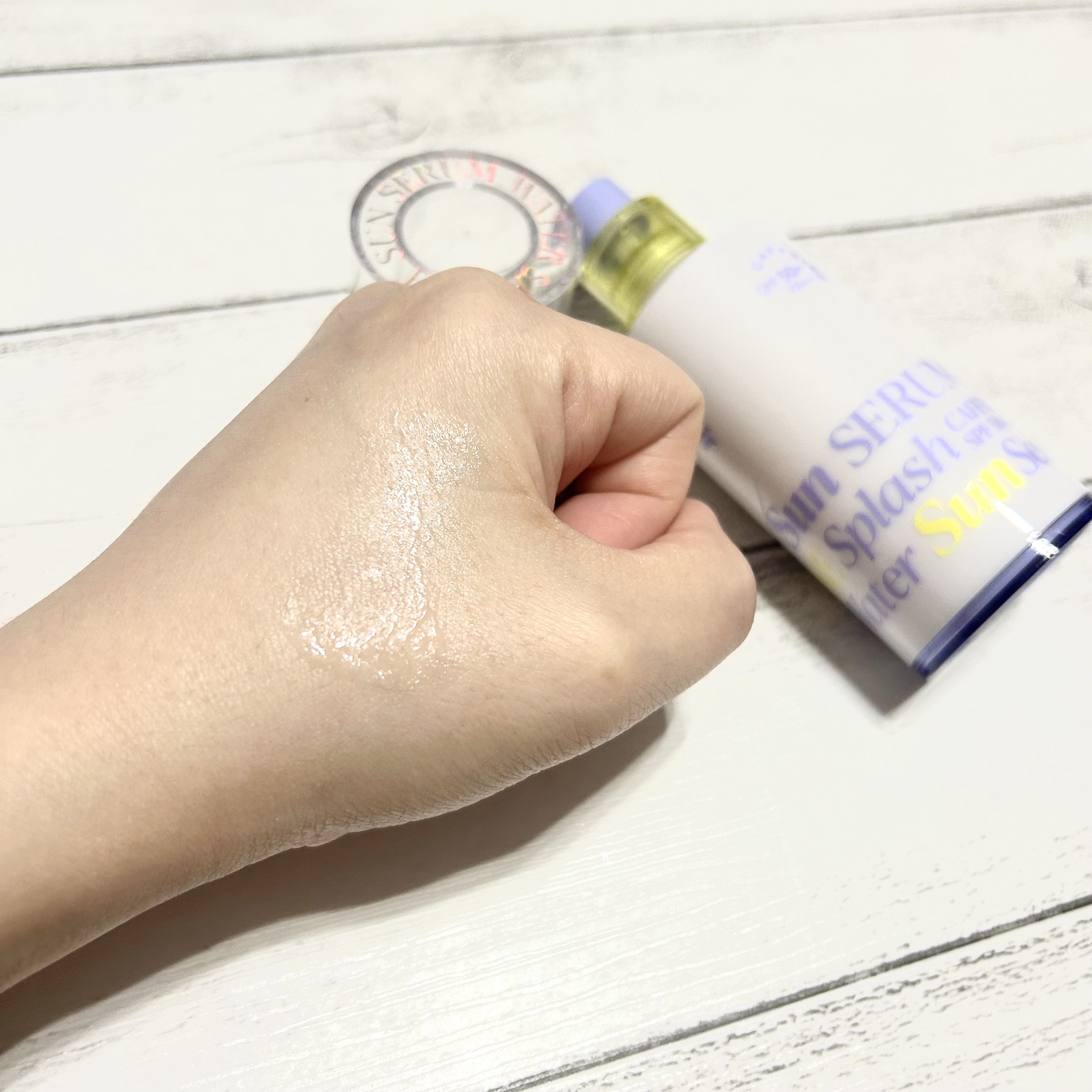 エスポア ウォータースプラッシュサンセラム/espoir/日焼け止めクリームを使ったクチコミ（3枚目）