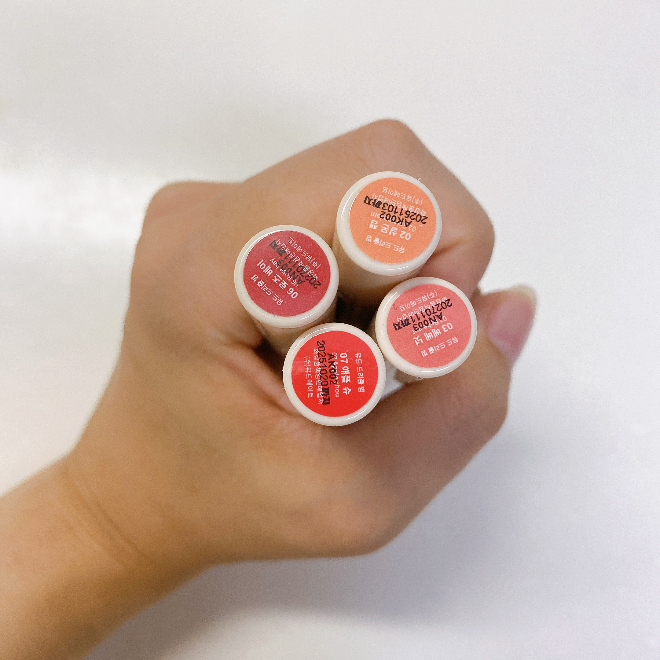 ドリズルバーム #07 アップルシュー/mude./口紅を使ったクチコミ（2枚目）