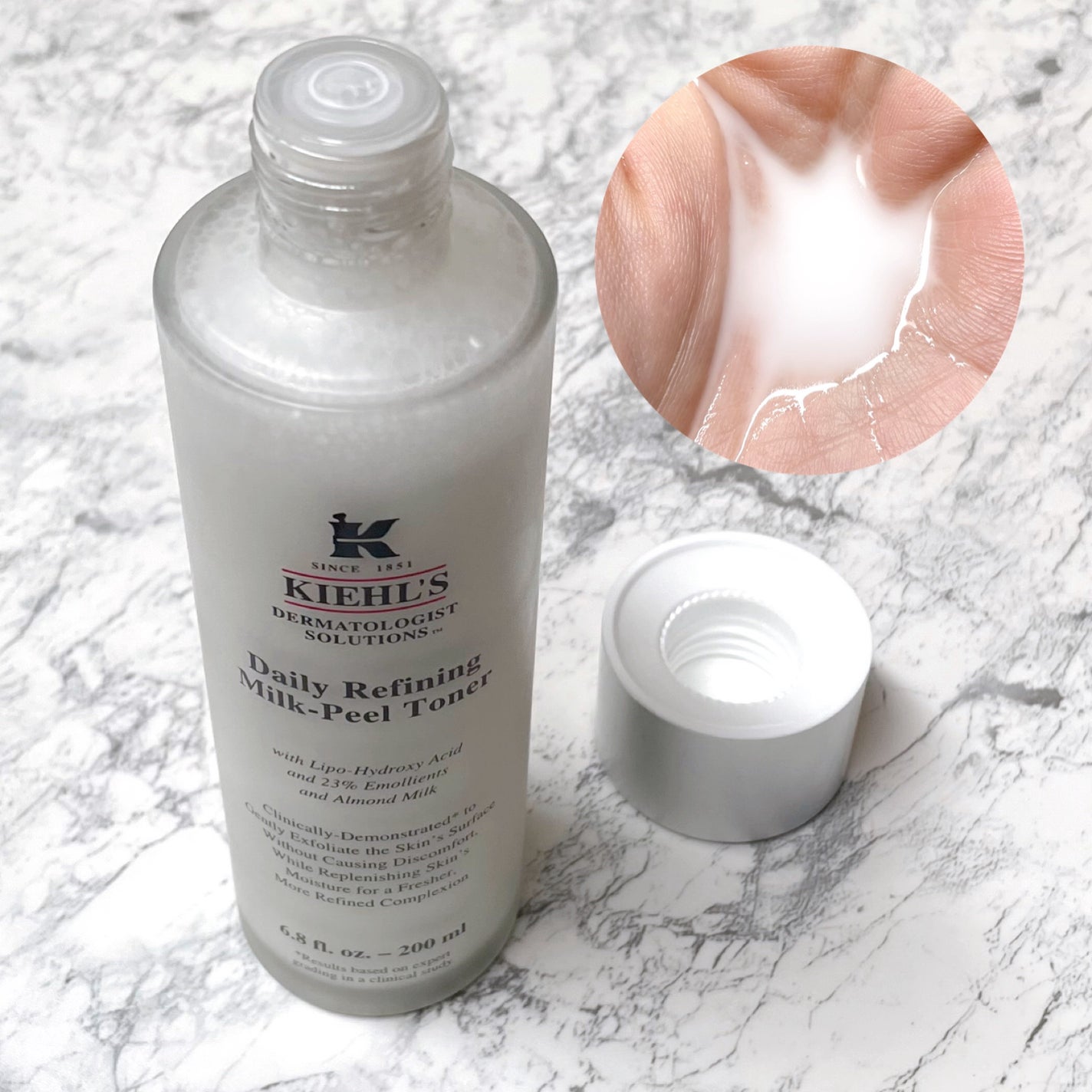 キールズ DS ライン ミルクピール トナー/Kiehl's/化粧水を使ったクチコミ(2枚目)