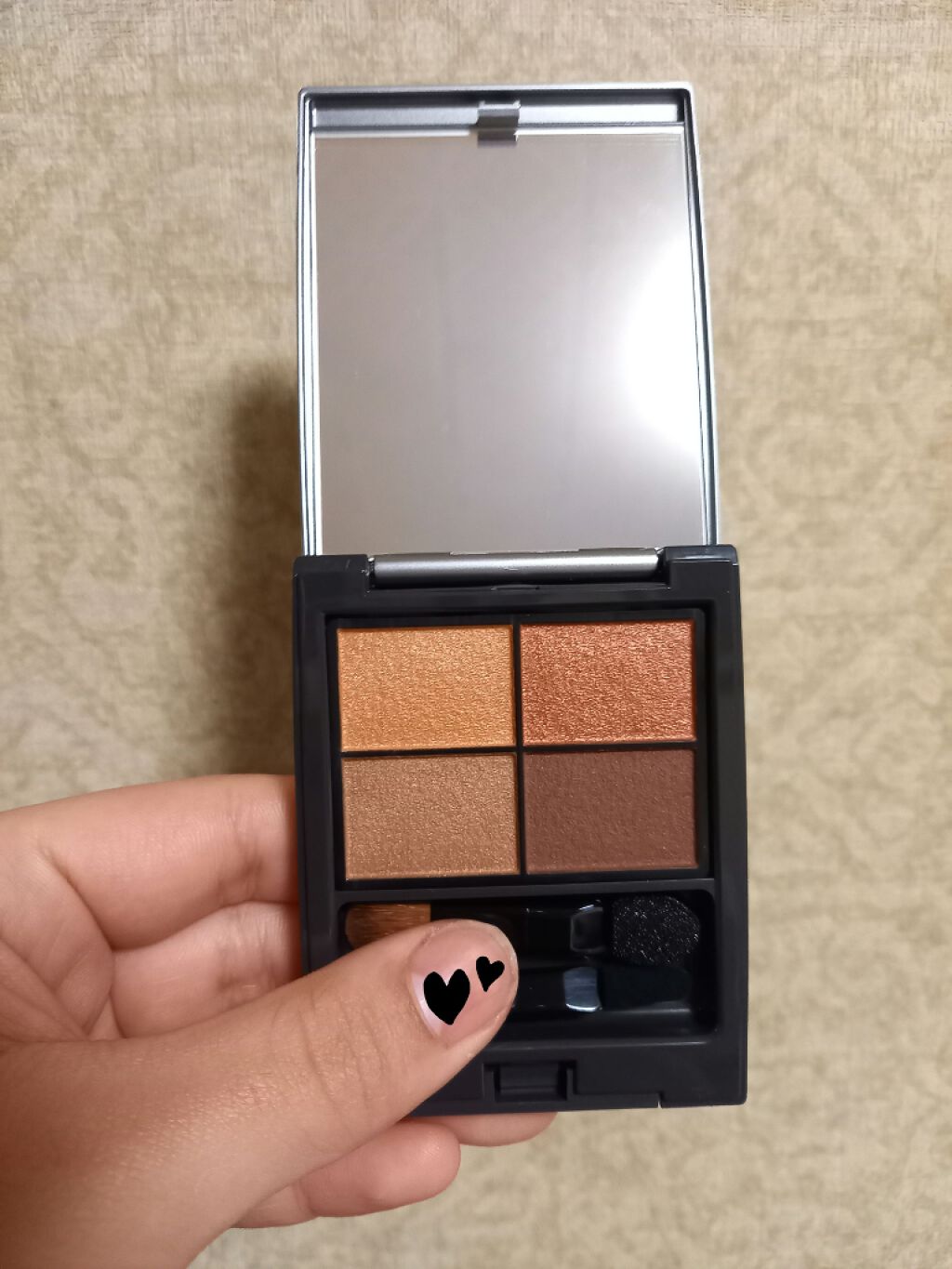 パレットアイシャドウ/&be/アイシャドウパレットを使ったクチコミ(2枚目)