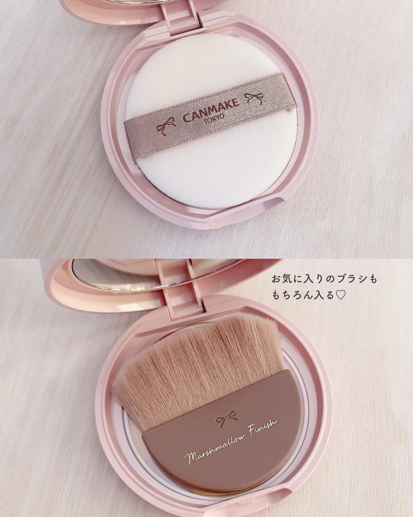 マシュマロフィニッシュパウダー　～Abloom～/キャンメイク/プレストパウダーを使ったクチコミ（3枚目）