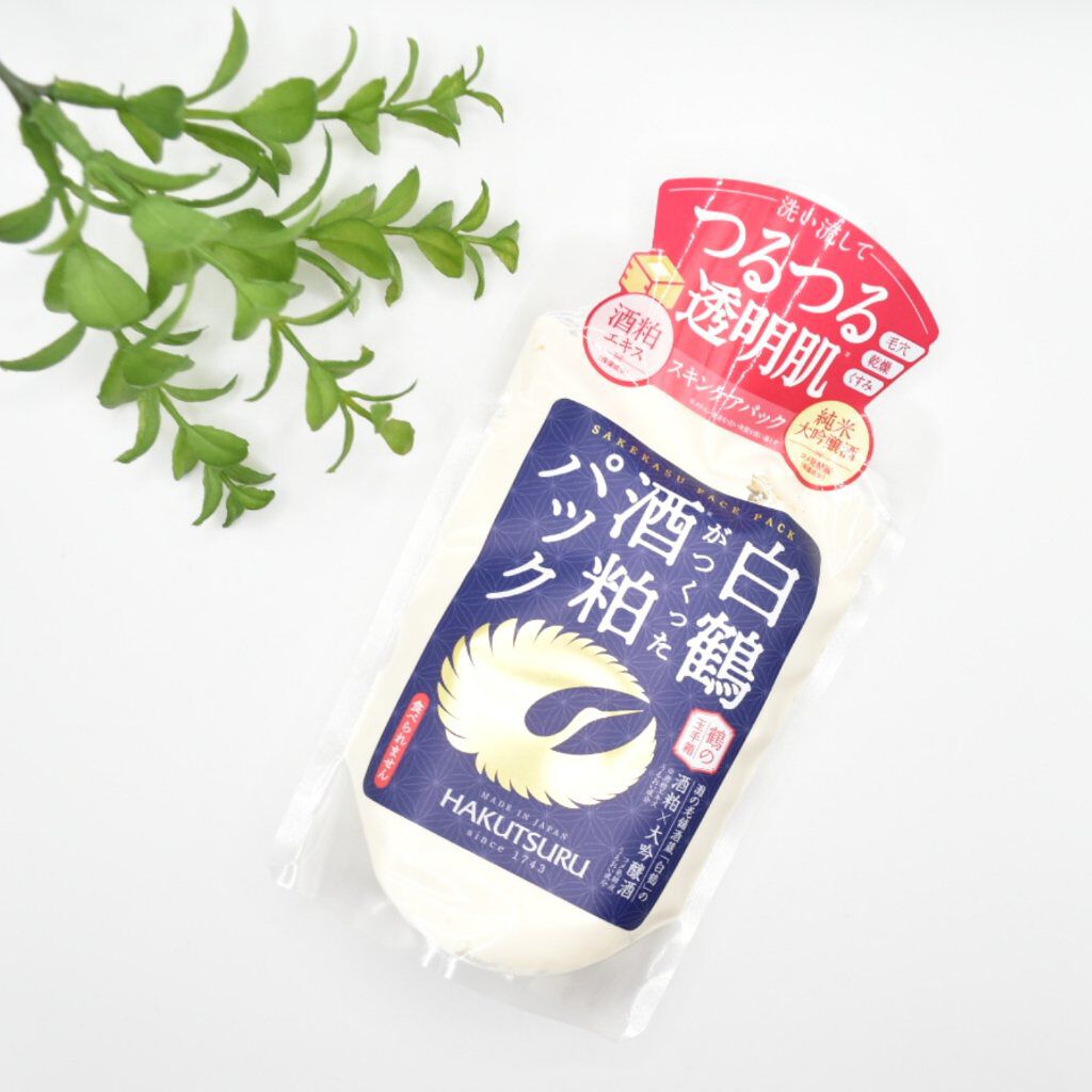 白鶴がつくった酒粕パック/鶴の玉手箱/洗い流すパック・マスクを使ったクチコミ（1枚目）