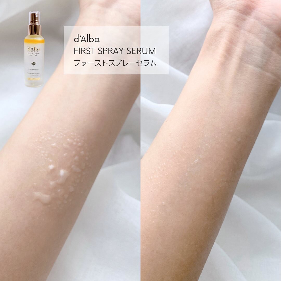 ダルバ ホワイトトリュフファーストスプレーセラム/ダルバ/ミスト状化粧水を使ったクチコミ（2枚目）