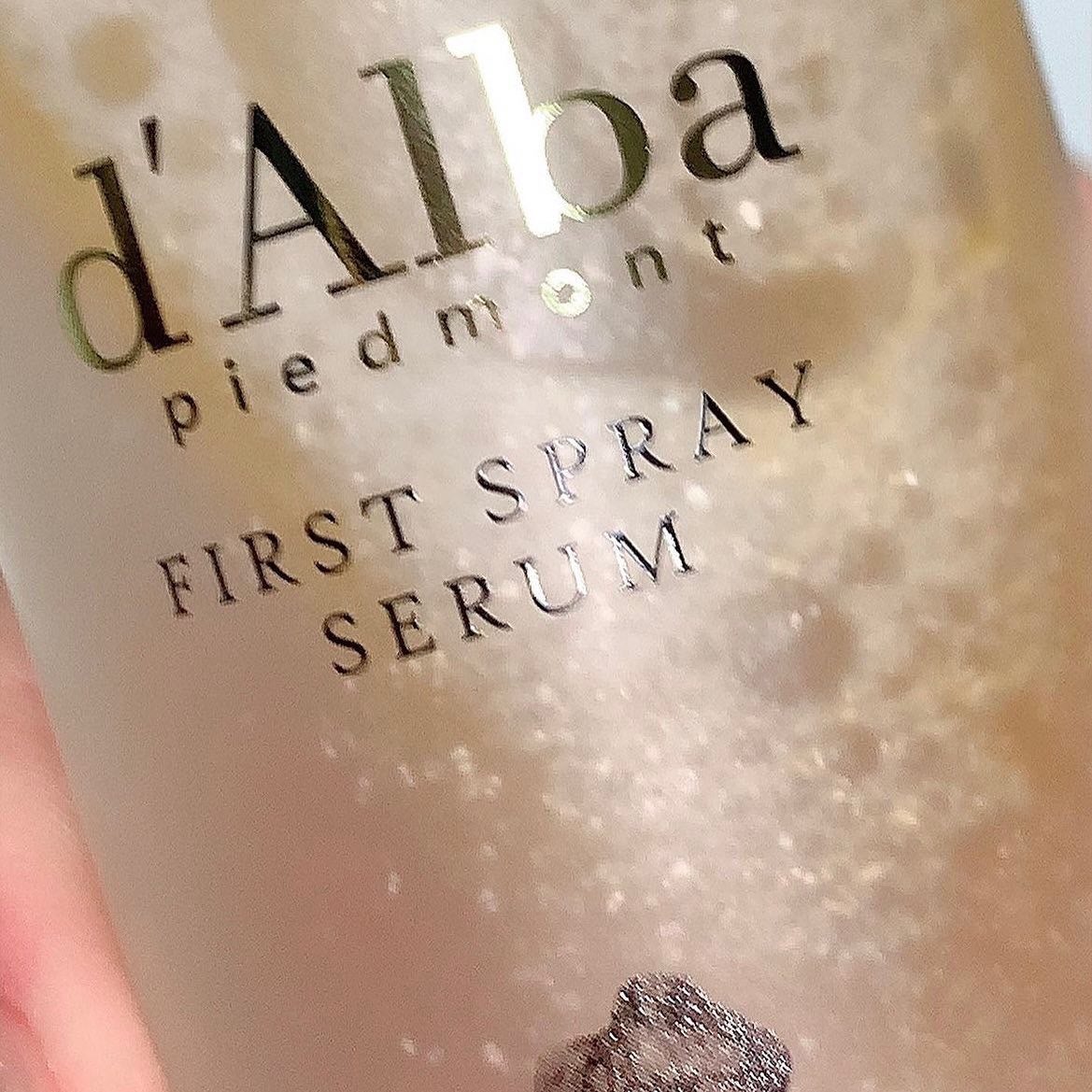 ダルバ ホワイトトリュフファーストスプレーセラム/ダルバ/ミスト状化粧水を使ったクチコミ(3枚目)