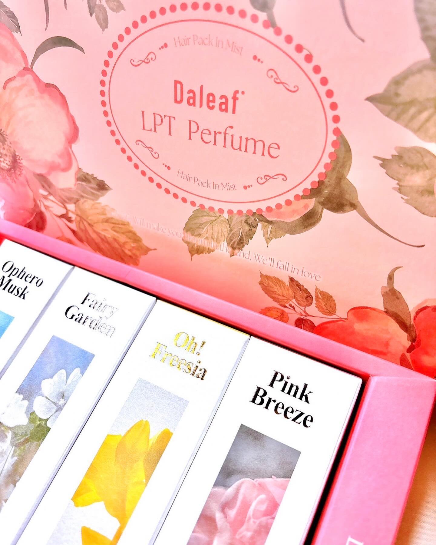 パフュームヘアパックインミスト Pink Breeze/Daleaf/アウトバストリートメントを使ったクチコミ（3枚目）