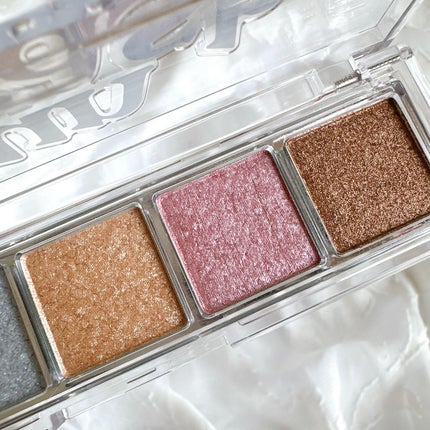 Mood Shower Face Palette/unleashia/パウダーハイライトを使ったクチコミ(3枚目)