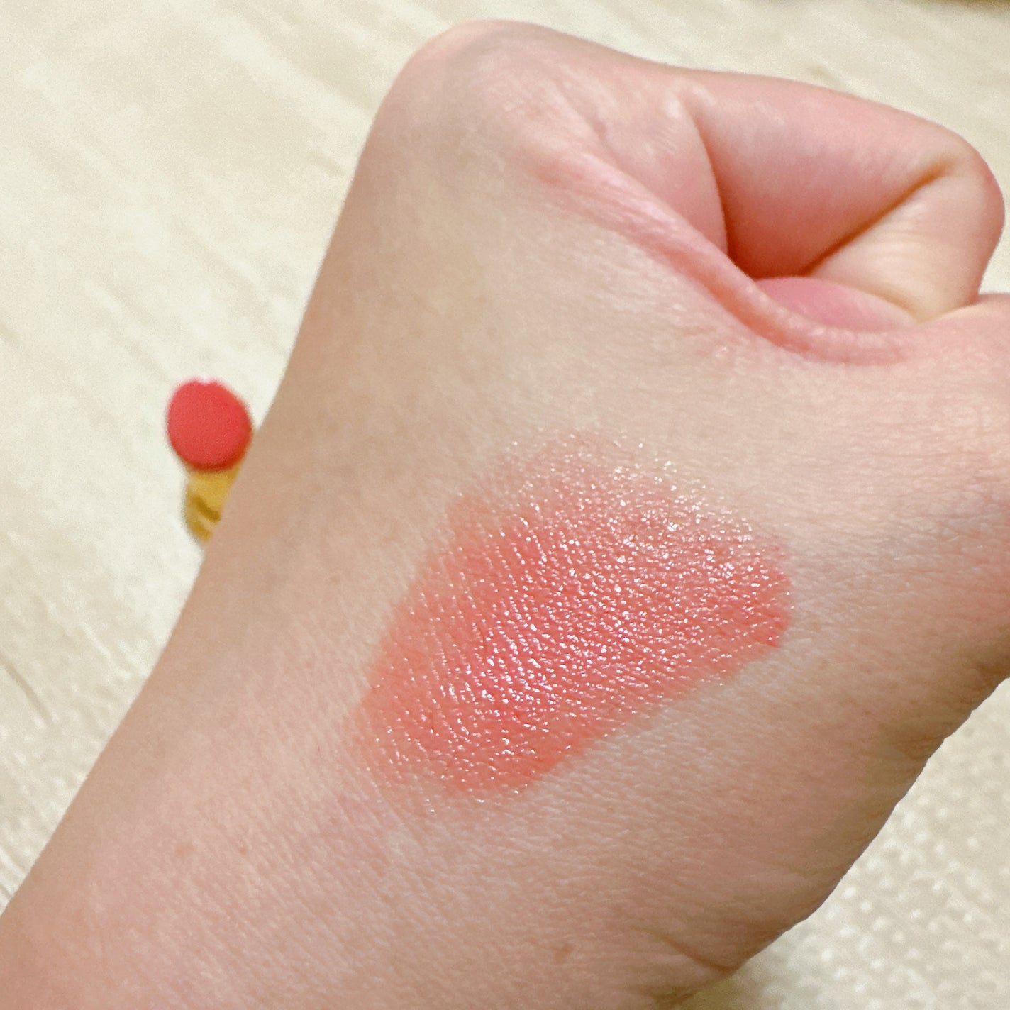 ルージュ ヴォリュプテ シャイン/YVES SAINT LAURENT BEAUTE/口紅を使ったクチコミ(4枚目)